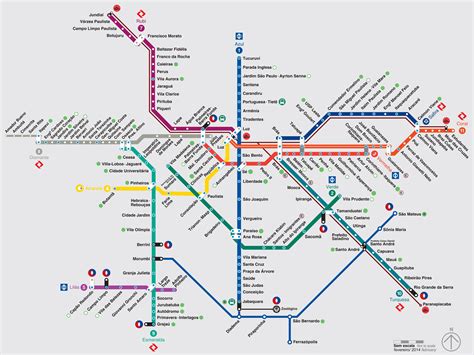 mapa do metrô de são paulo - elenco de titans